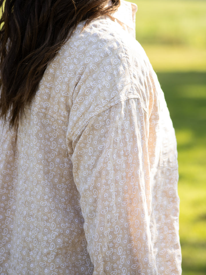 Harvest Paisley Button Down