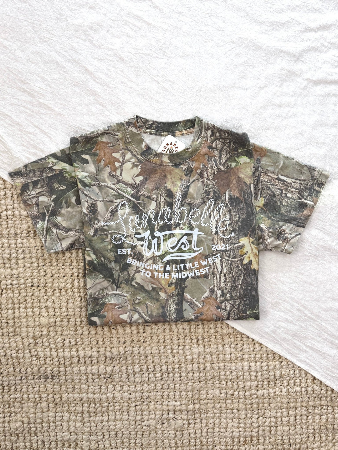 LW Logo Camo Tee - Lunabelle West