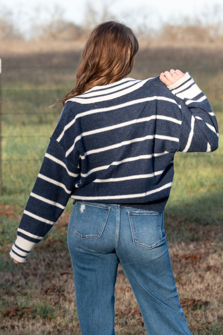 Carter Collared Sweater - Lunabelle West