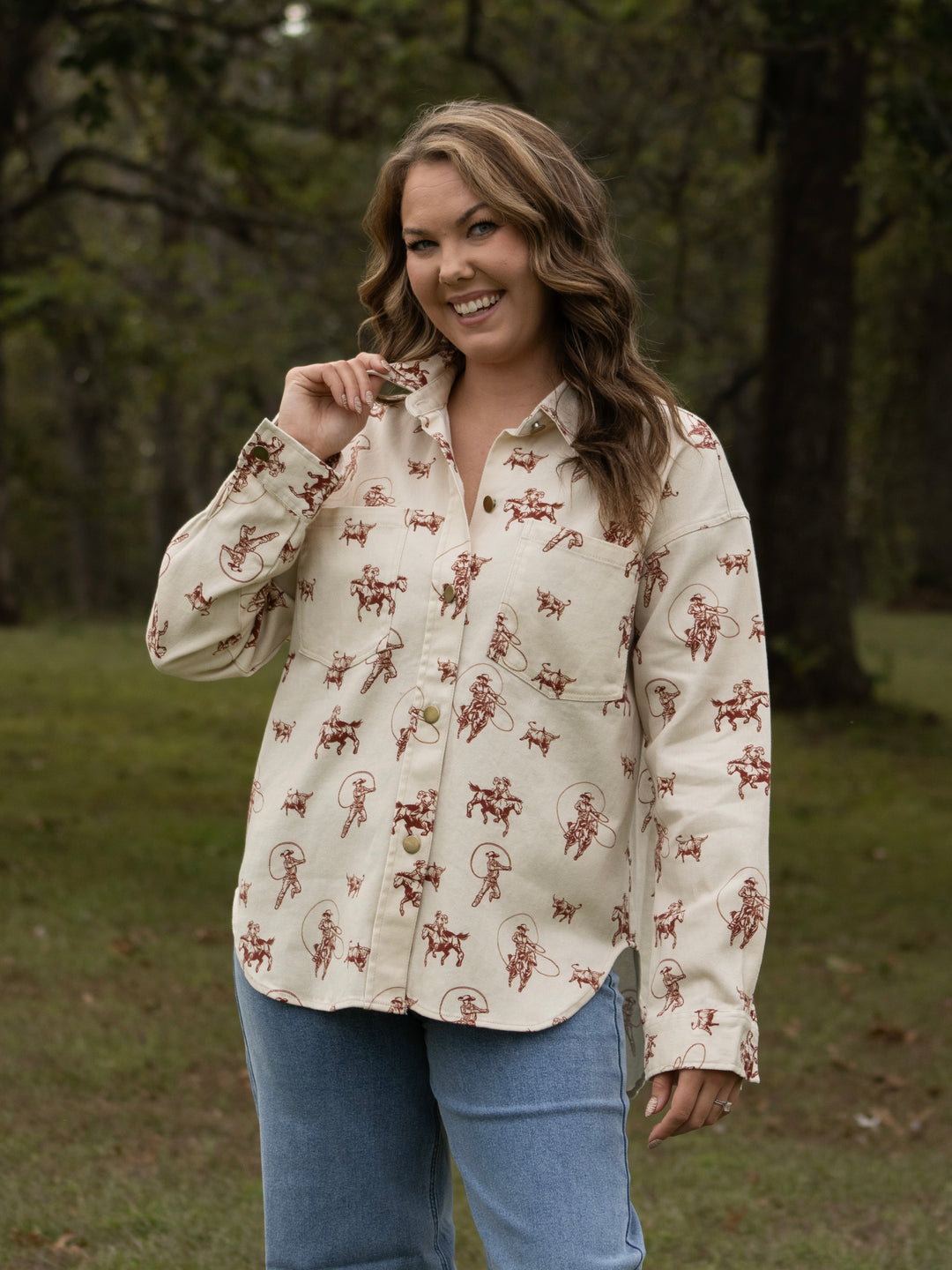 Arena Days Woven Button Up
