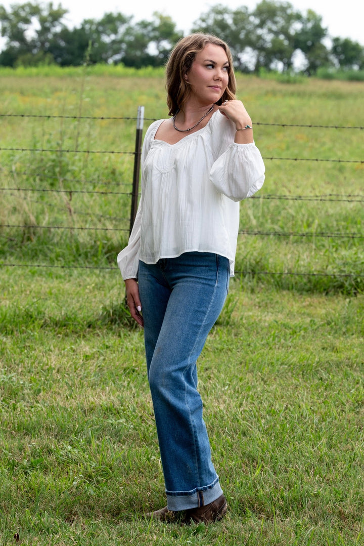 Able Woven Top - Lunabelle West