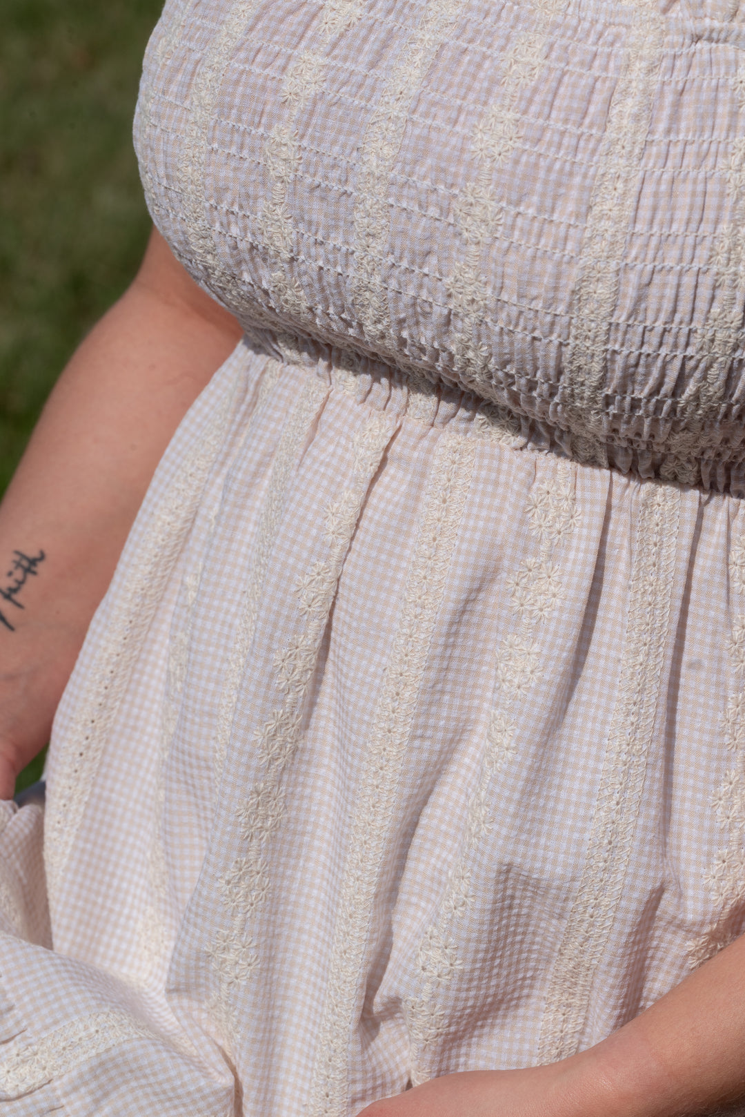 Laurel Gingham Maxi Dress