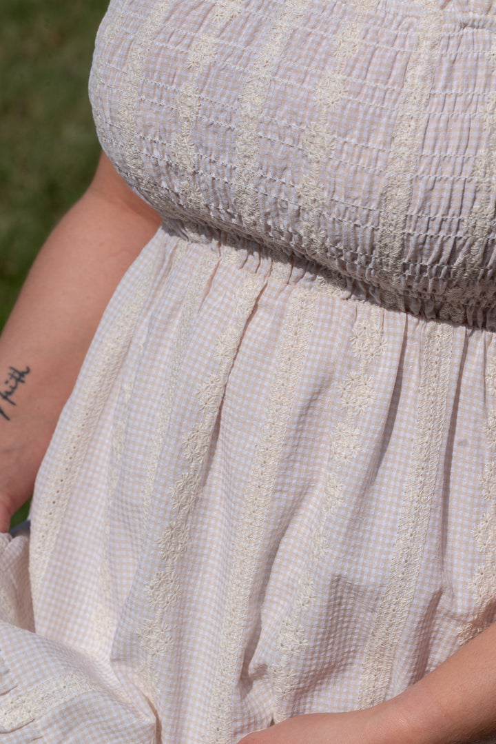 Laurel Gingham Maxi Dress