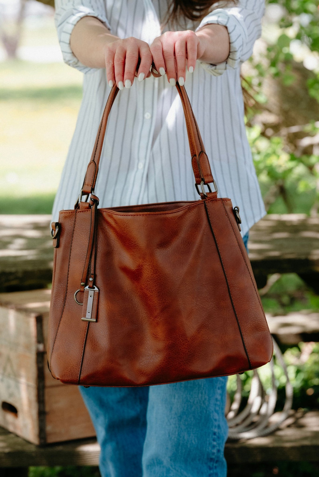 Millcreek Leather Handbag - Lunabelle West