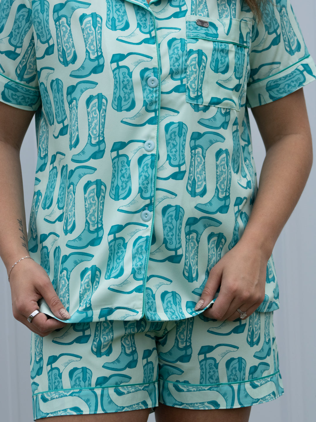Turquoise Trails Pajama Set