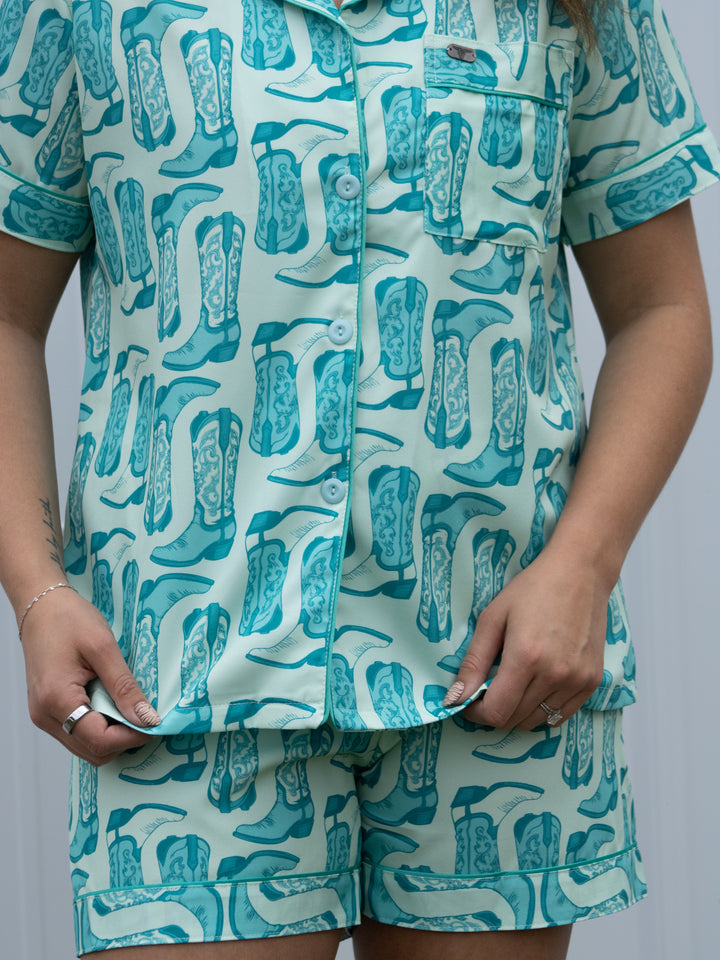 Turquoise Trails Pajama Set