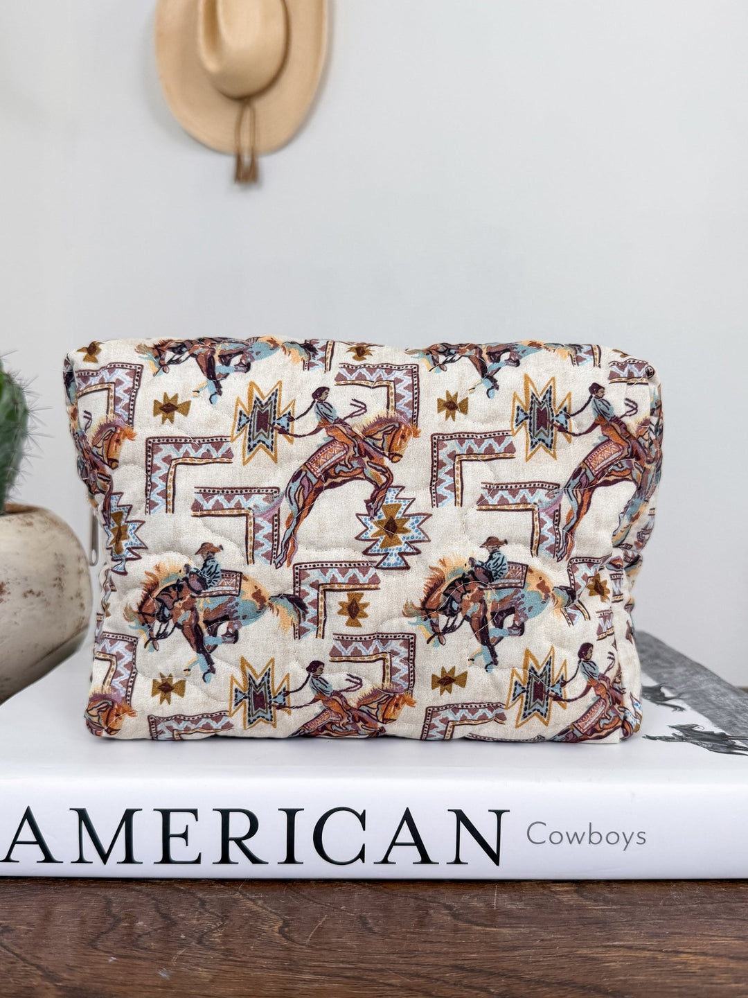 Silverton Quilted Makeup Bag - Lunabelle West