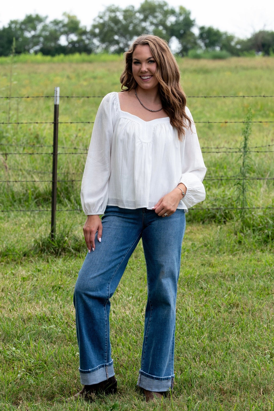 Able Woven Top - Lunabelle West