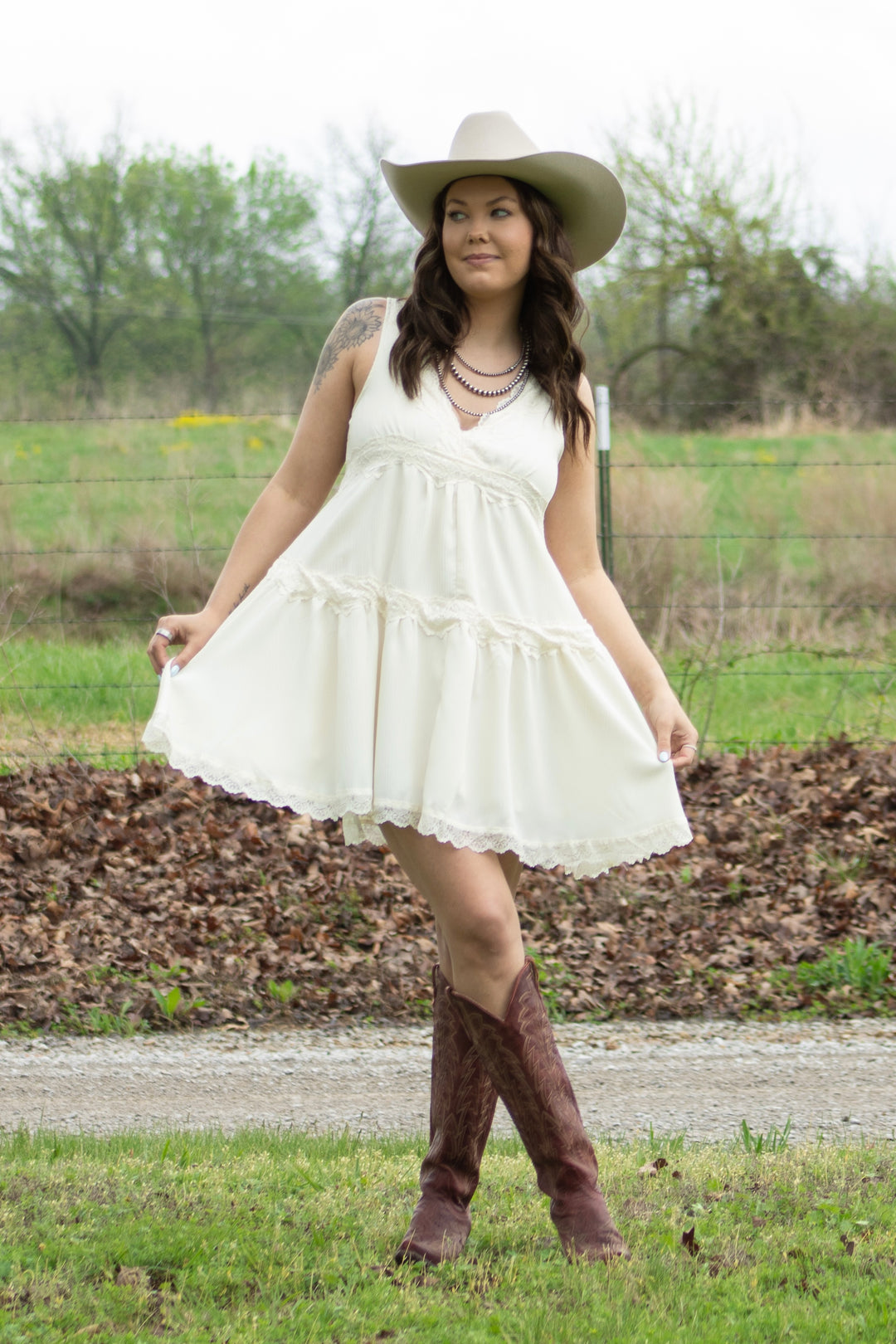 Haisley Lace Detail Dress