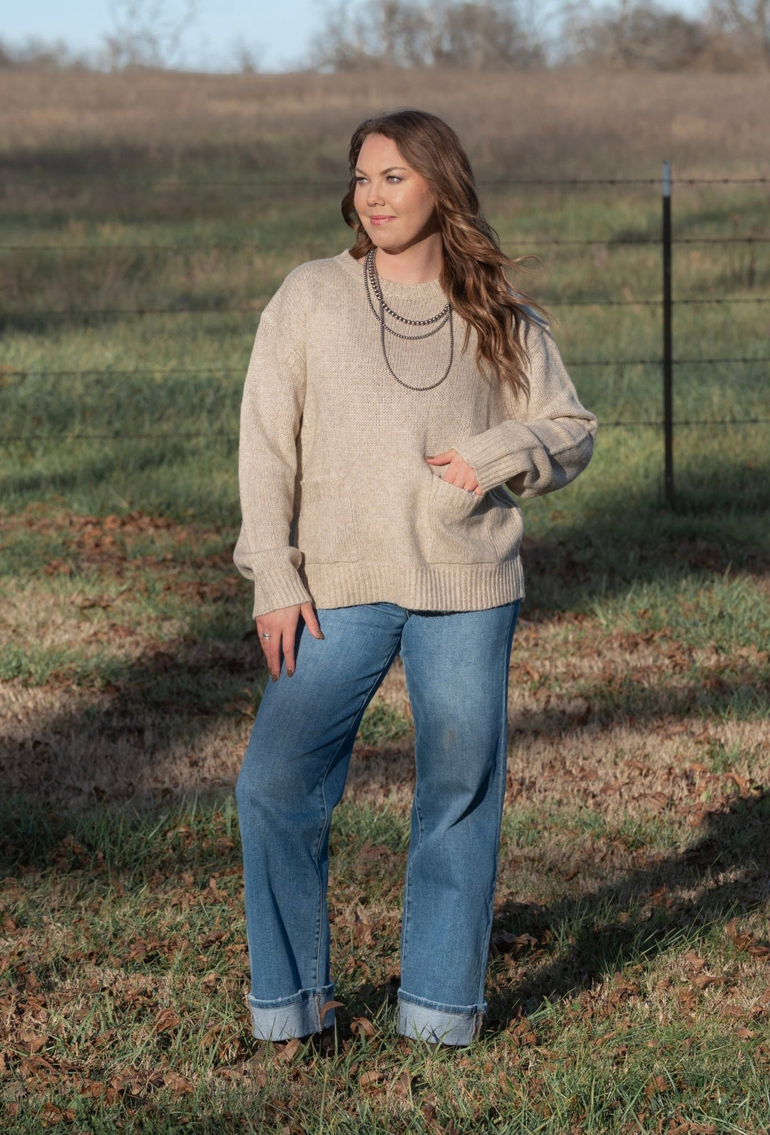 Riley Knit Sweater - Lunabelle West
