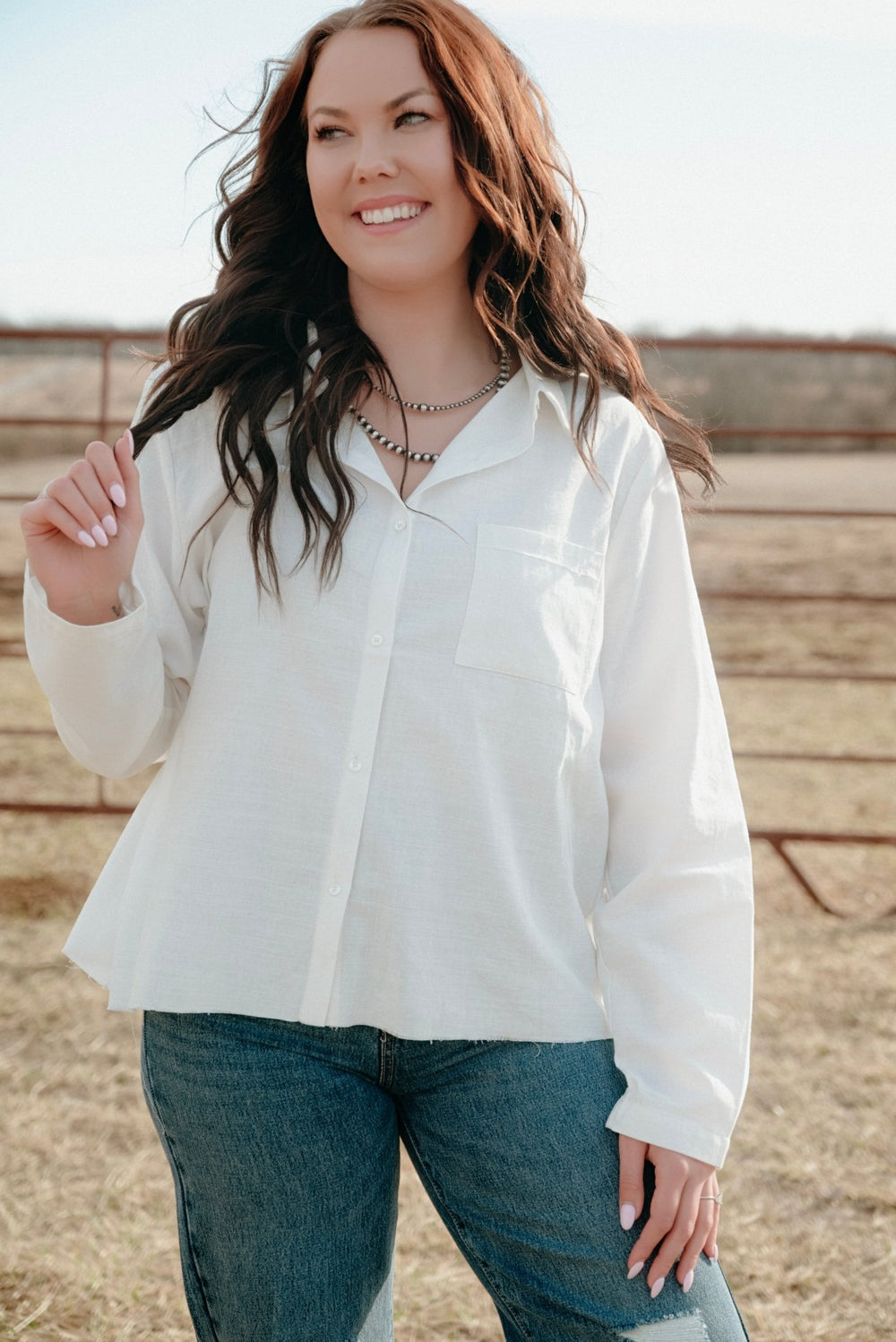 Westfield Button Down - Lunabelle West
