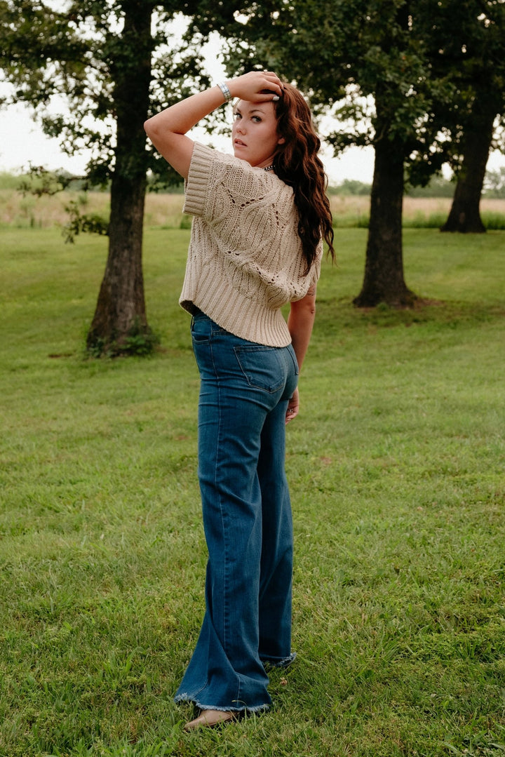 Tipton Crochet Sweater - Lunabelle West