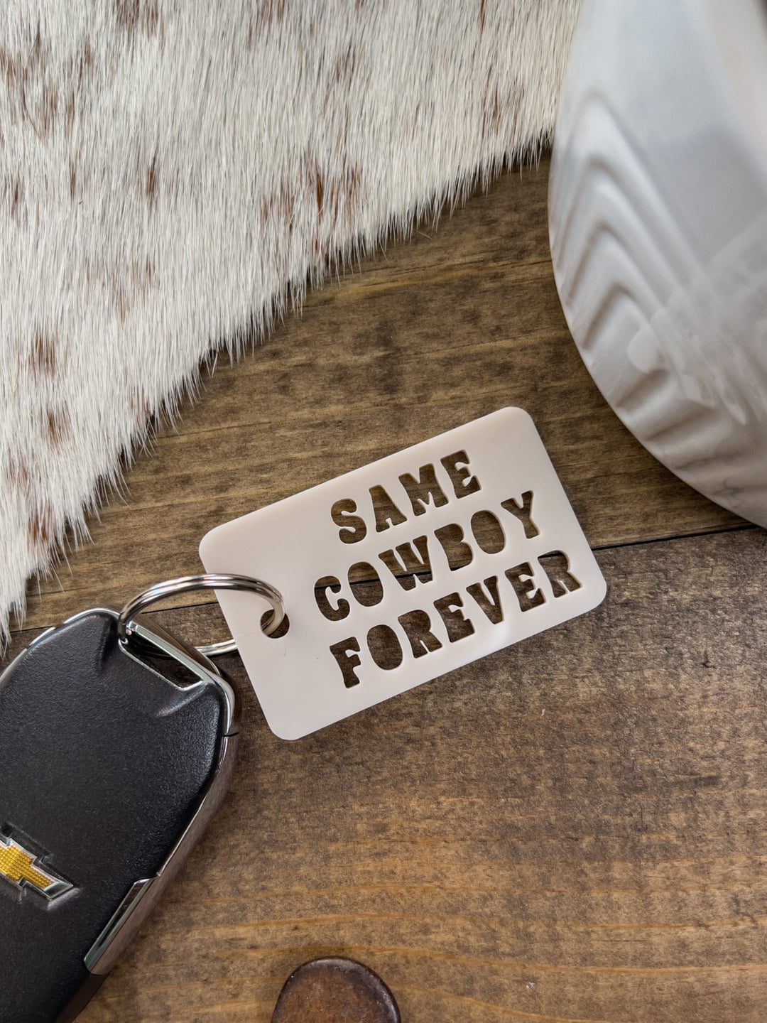 Same Cowboy Forever Keychain - Lunabelle West