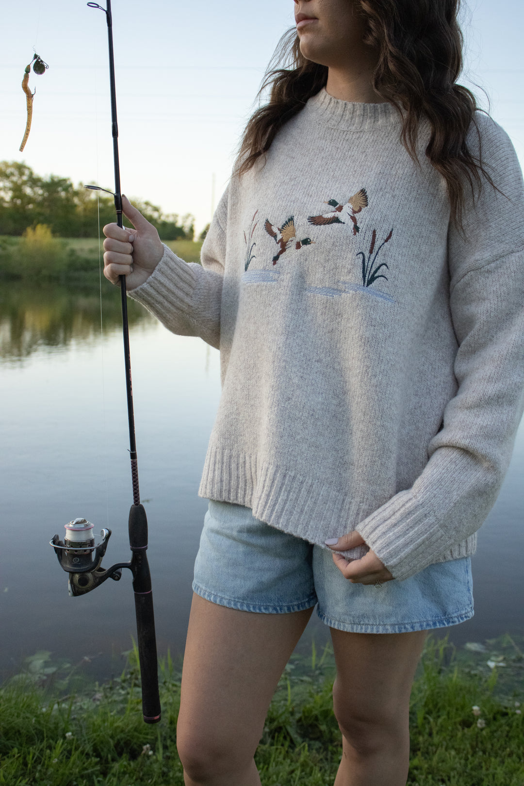 Mallard In Flight Sweater