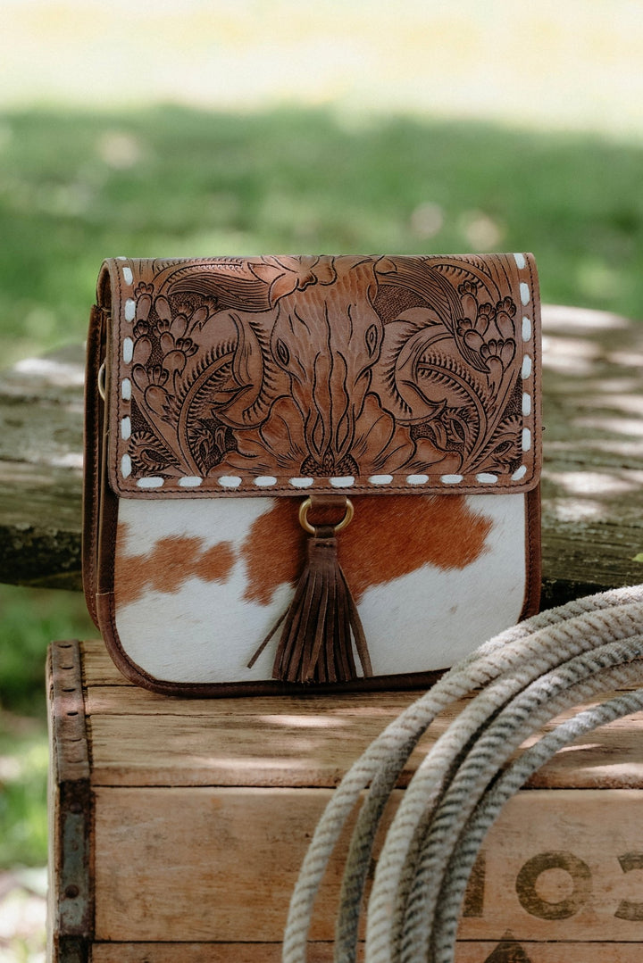 Tessa Leather Purse - Lunabelle West
