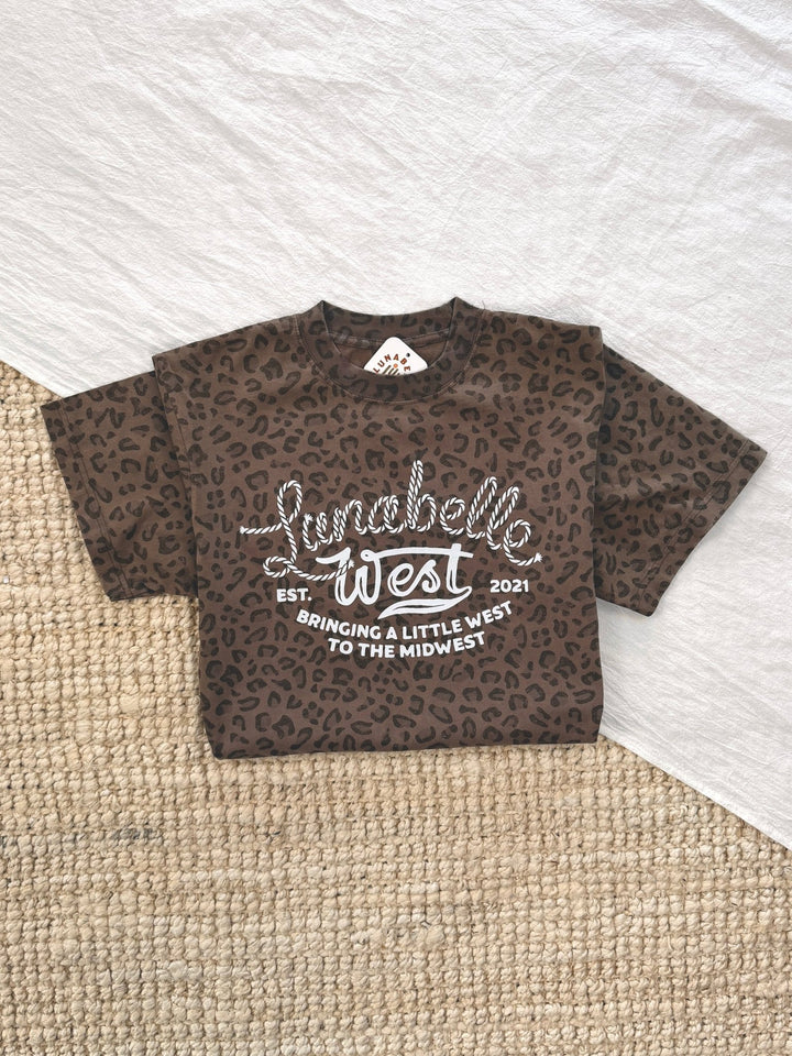 LW Logo Leopard Tee - Lunabelle West