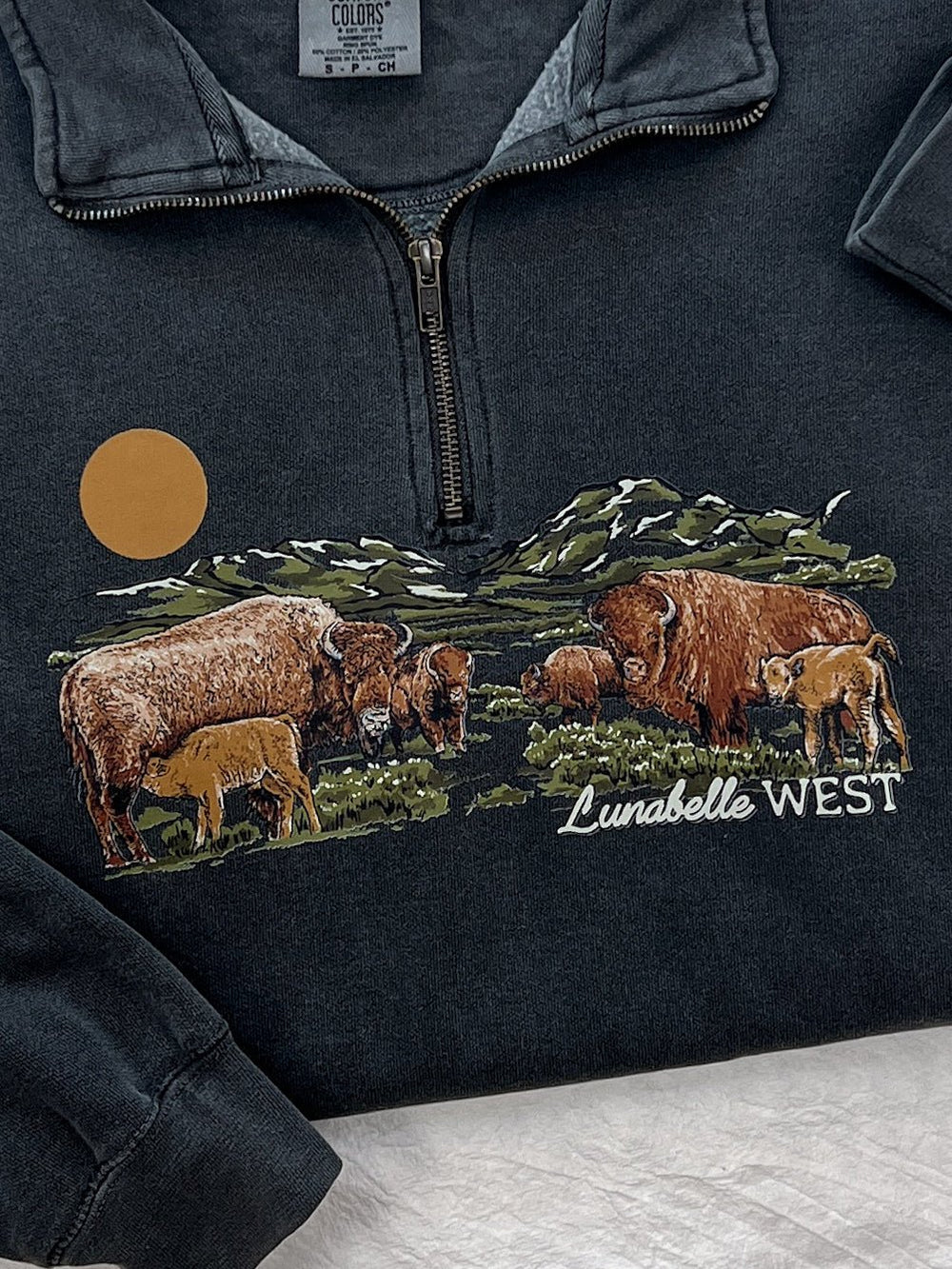 Where They Roam Quarter Zip - Lunabelle West