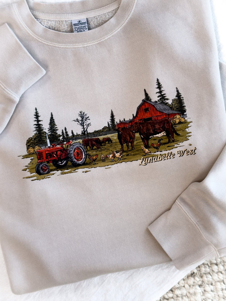 Homestead Morning Crewneck - Lunabelle West