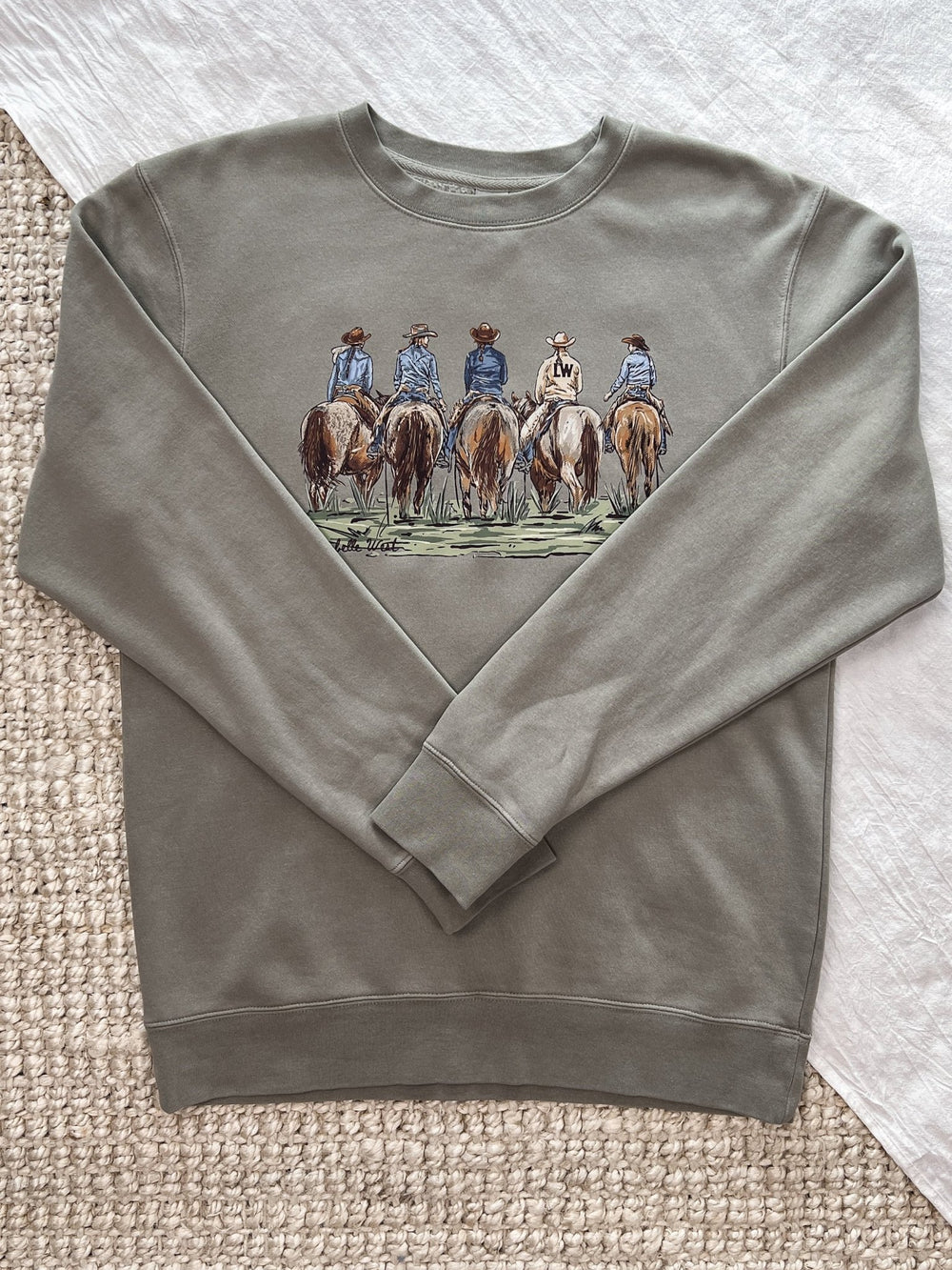 Cowgirl Roundup Crewneck - Lunabelle West