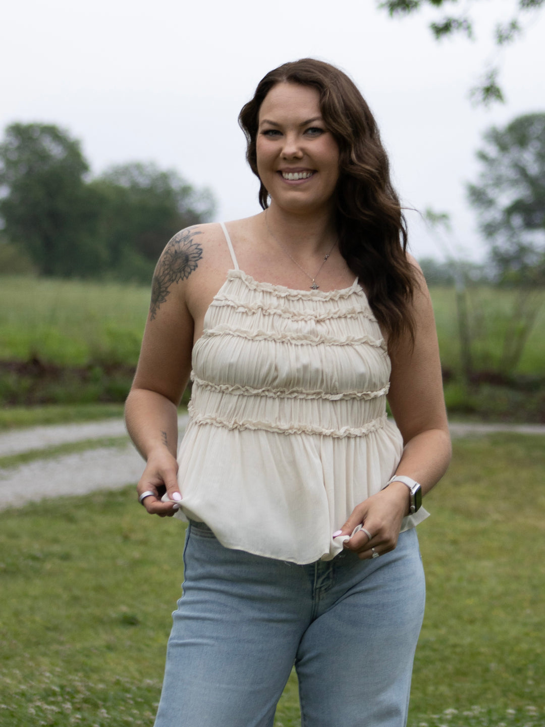Cheyenne Gauzy Tank