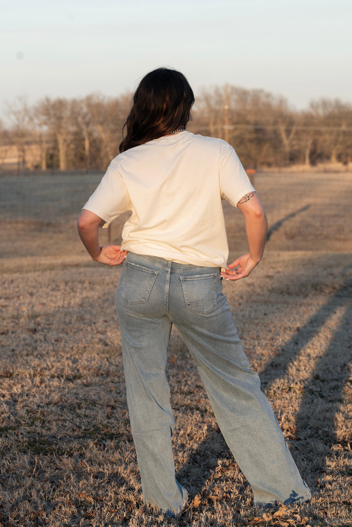 Hold Your Horses Embroidered Tee