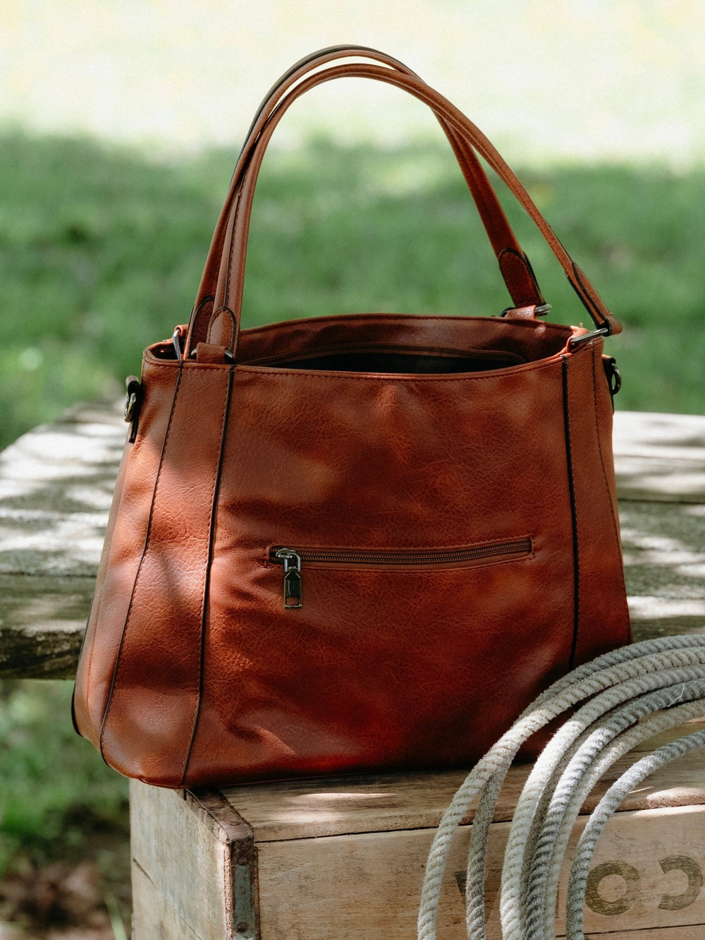 Millcreek Leather Handbag - Lunabelle West