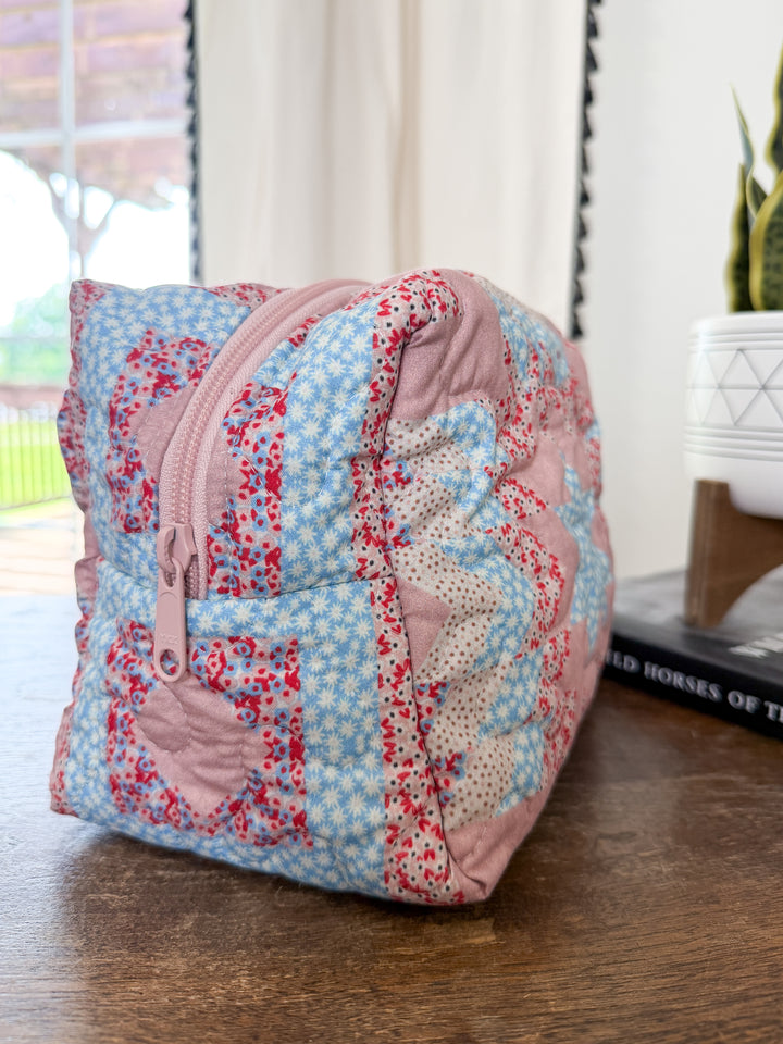 Adeline Quilted Makeup Bag