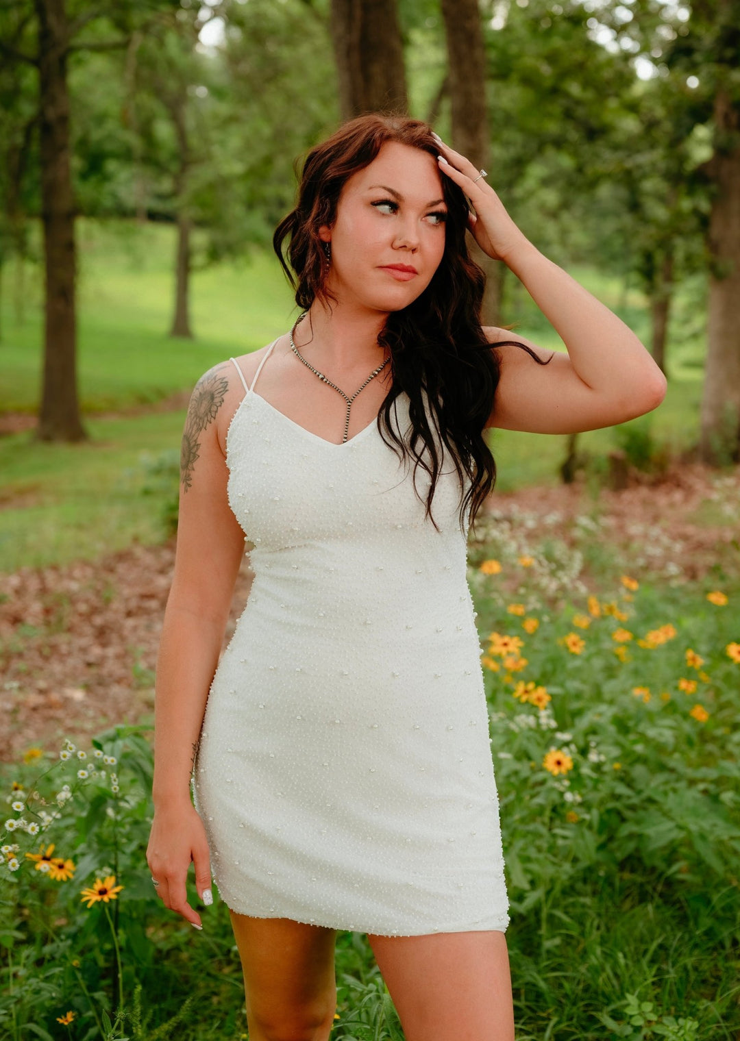 Navarro Pearl Dress - Lunabelle West