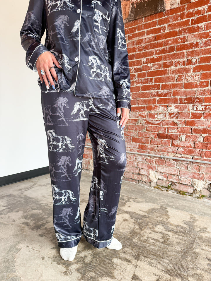 Midnight Run Pajama Set