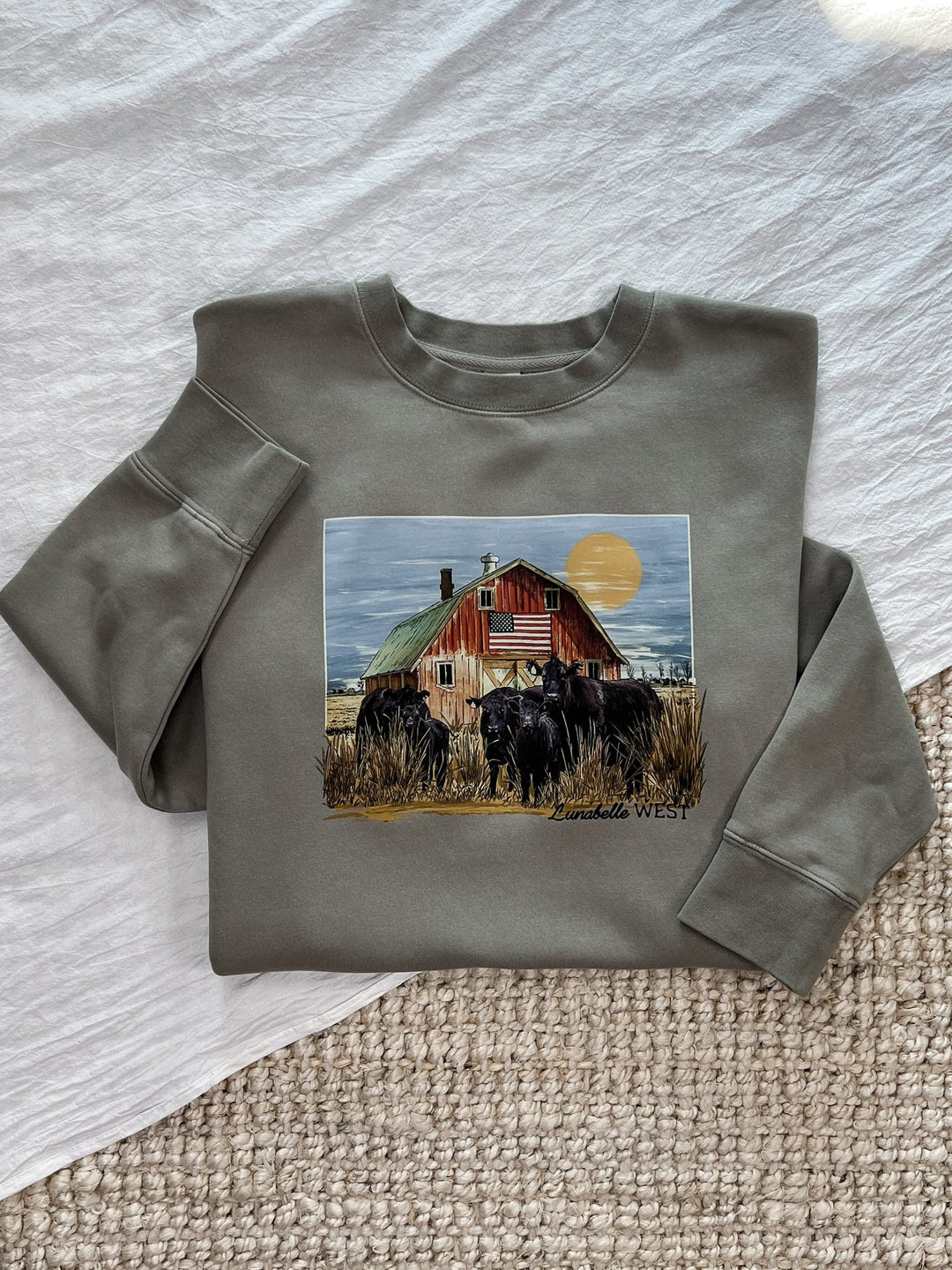 American Dream Crewneck - Lunabelle West