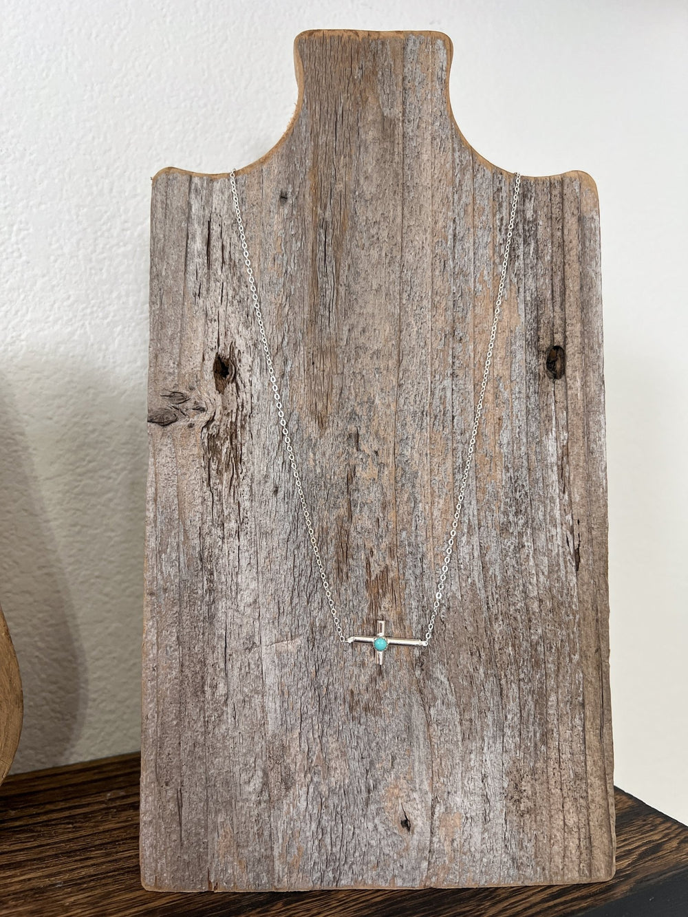 Turquoise Cross Necklace  - Lunabelle West