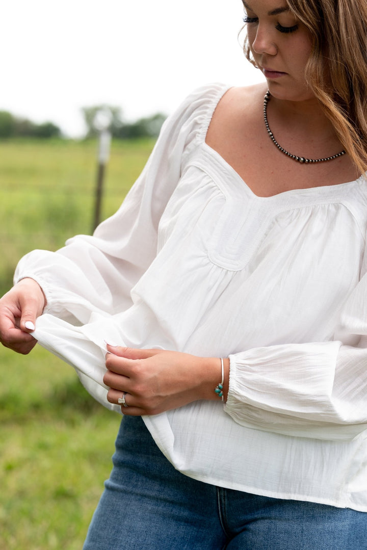 Able Woven Top - Lunabelle West