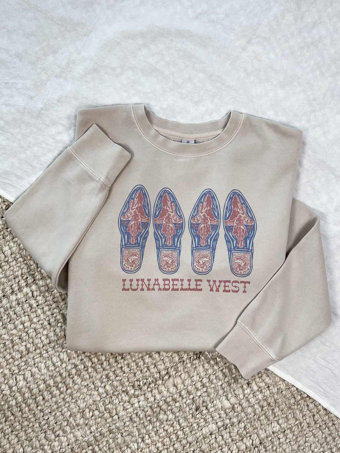 Boot Trail Crewneck - Lunabelle West