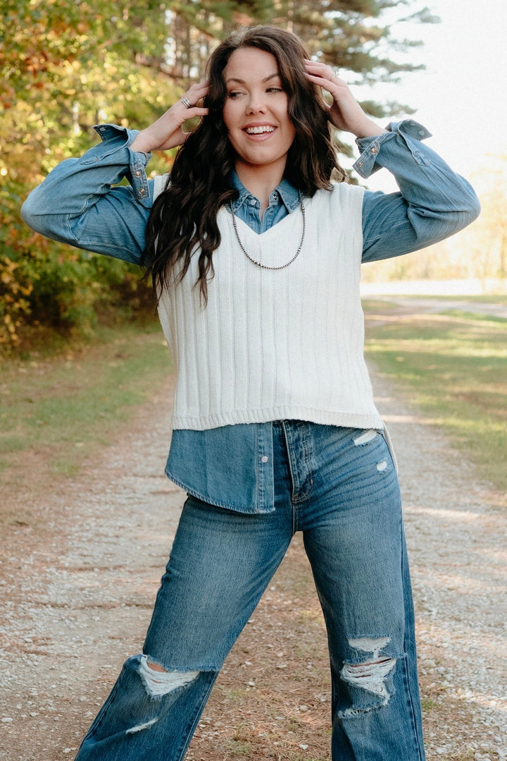 Montana Sweater Vest - Lunabelle West