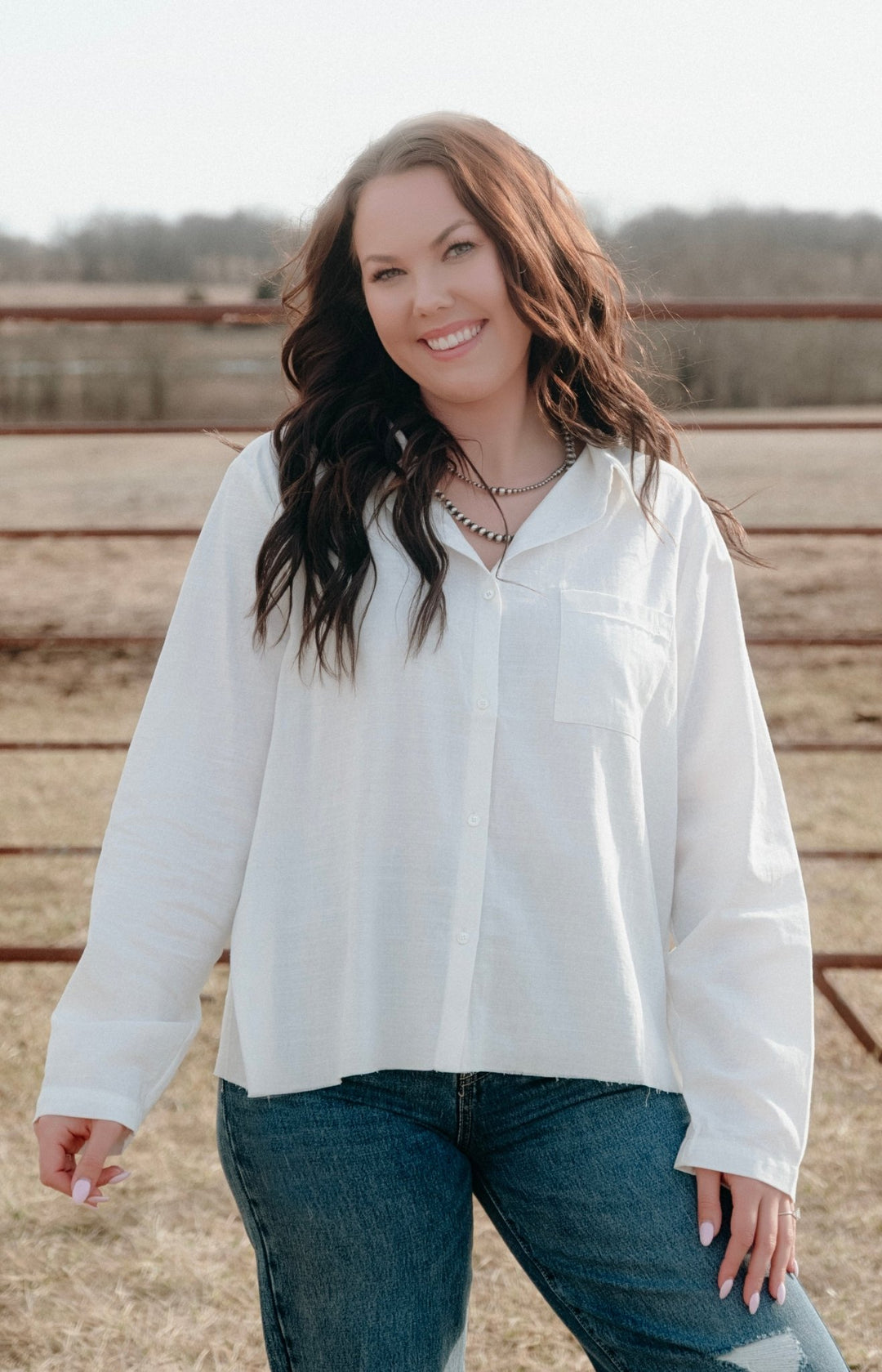 Westfield Button Down - Lunabelle West
