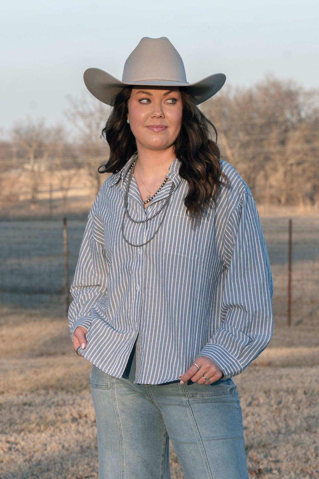 Rowen Button Down Top