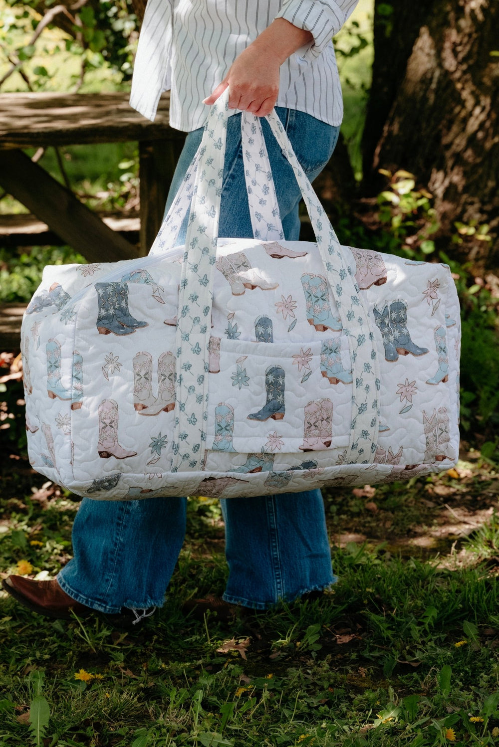 Sheridan Quilted Duffel Bag - Lunabelle West