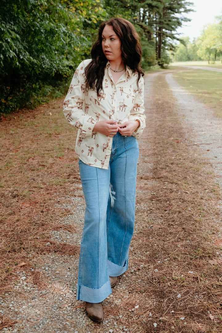 Sweet Water Button Down - Lunabelle West
