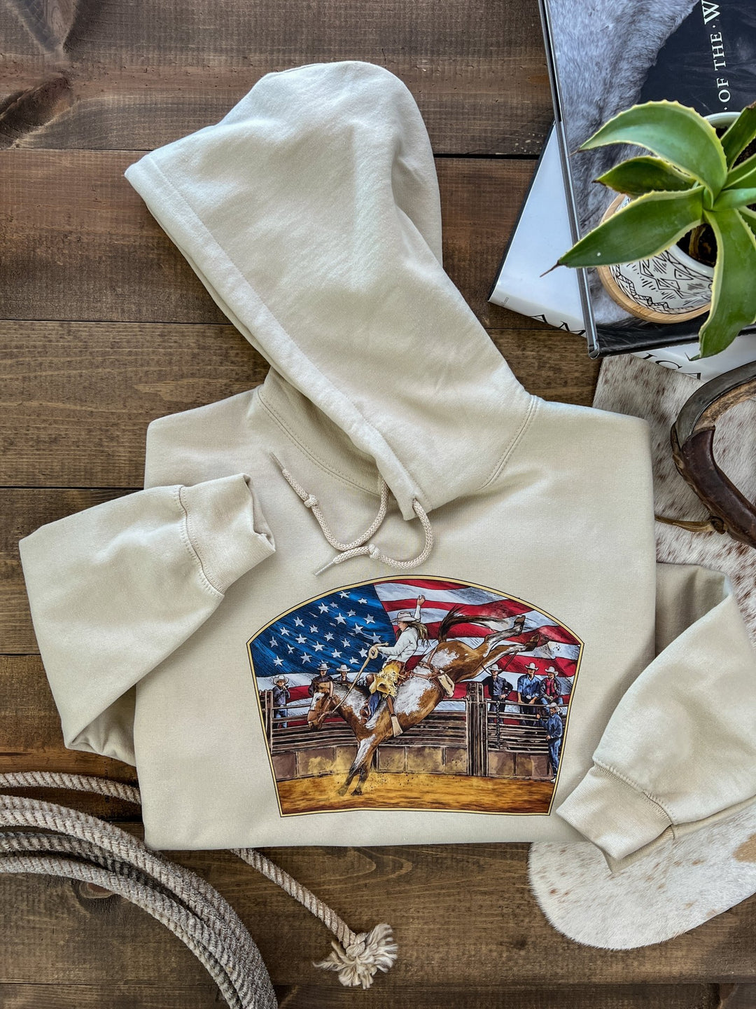 All American Cowgirl Hoodie - Lunabelle West