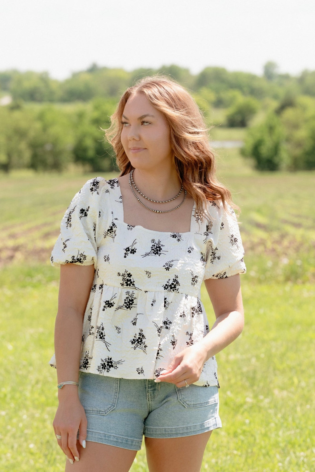 Juniper Textured Top - Lunabelle West