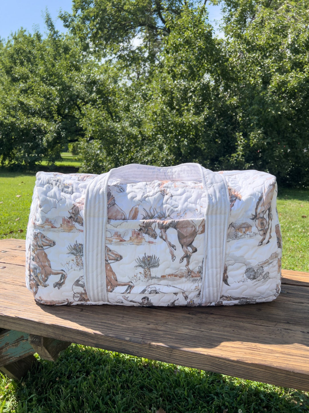 Durango Quilted Duffel Bag - Lunabelle West