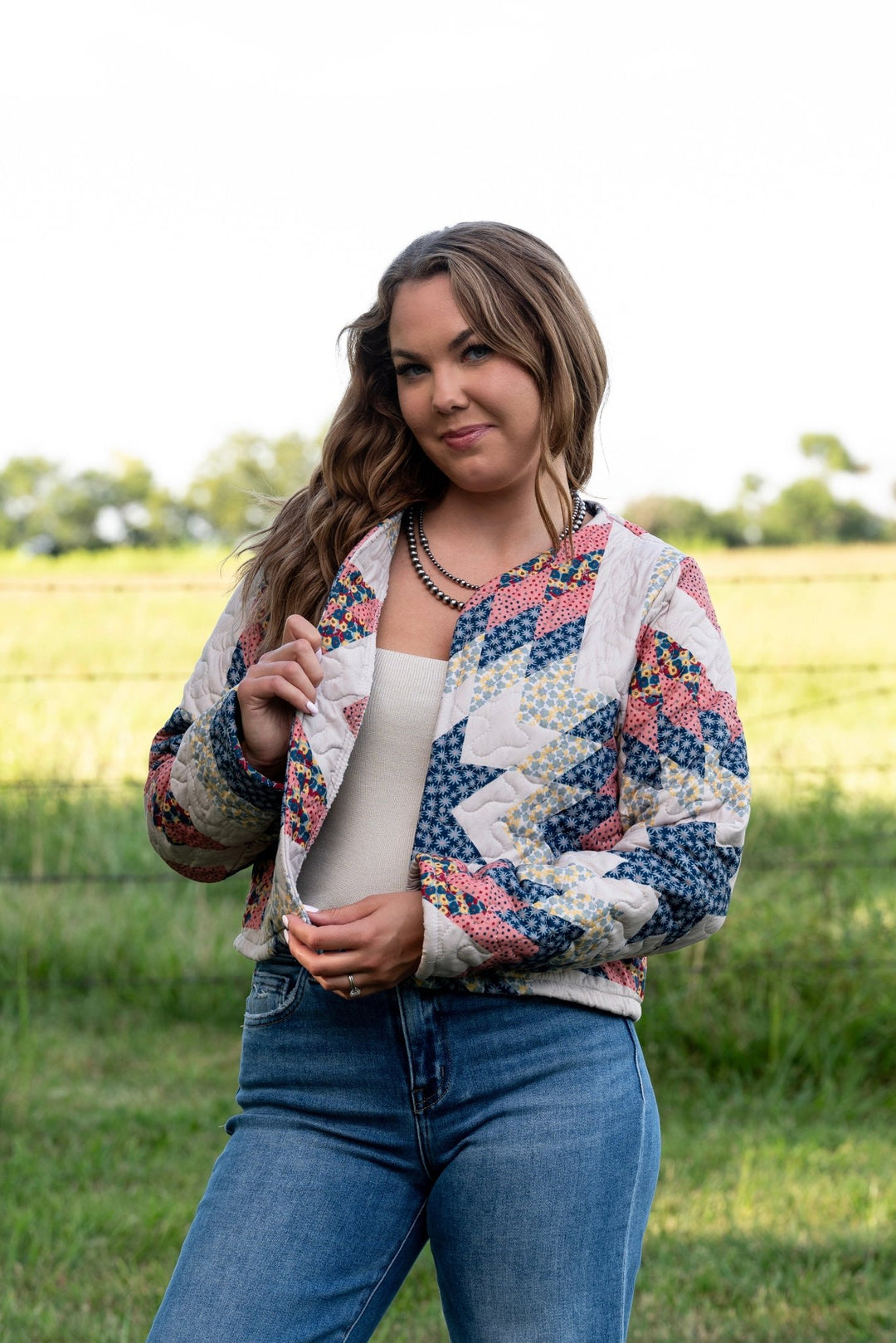Eloise Quilted Cropped Jacket - Lunabelle West