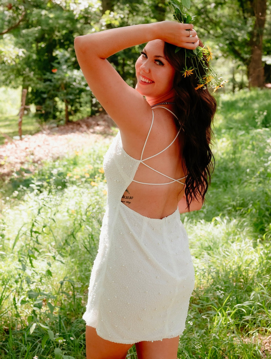 Navarro Pearl Dress - Lunabelle West