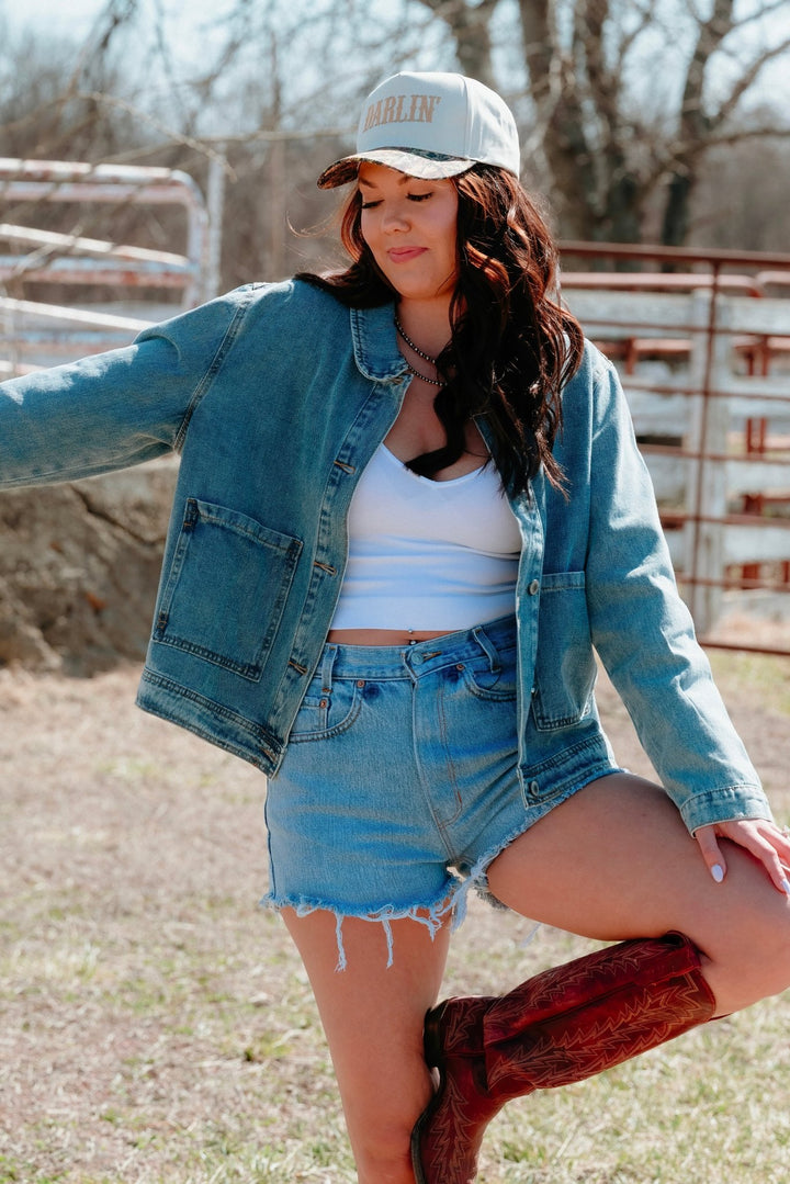 Oswego Denim jacket - Lunabelle West