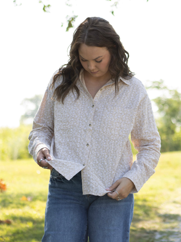 Harvest Paisley Button Down
