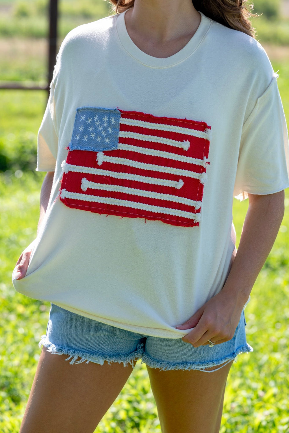 American Flag Tee - Lunabelle West