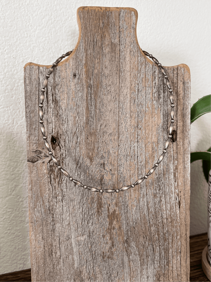 Emmet 14" Sterling Silver Necklace - Lunabelle West
