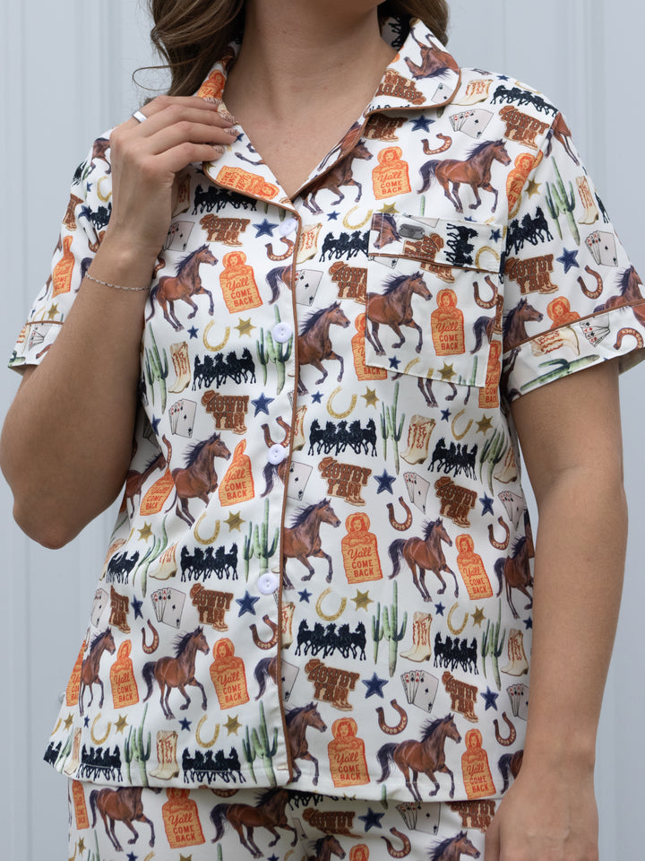Cowboy Keepsakes Pajama Set