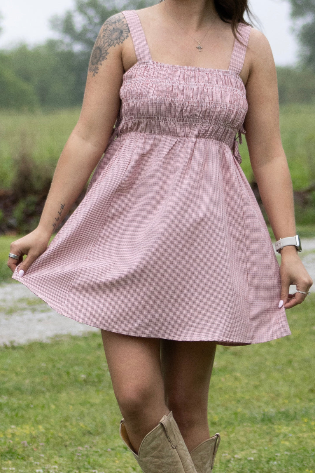 Verity Gingham Dress