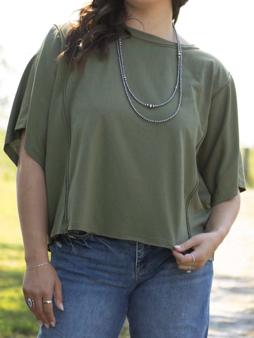 Everly Boxy Tee
